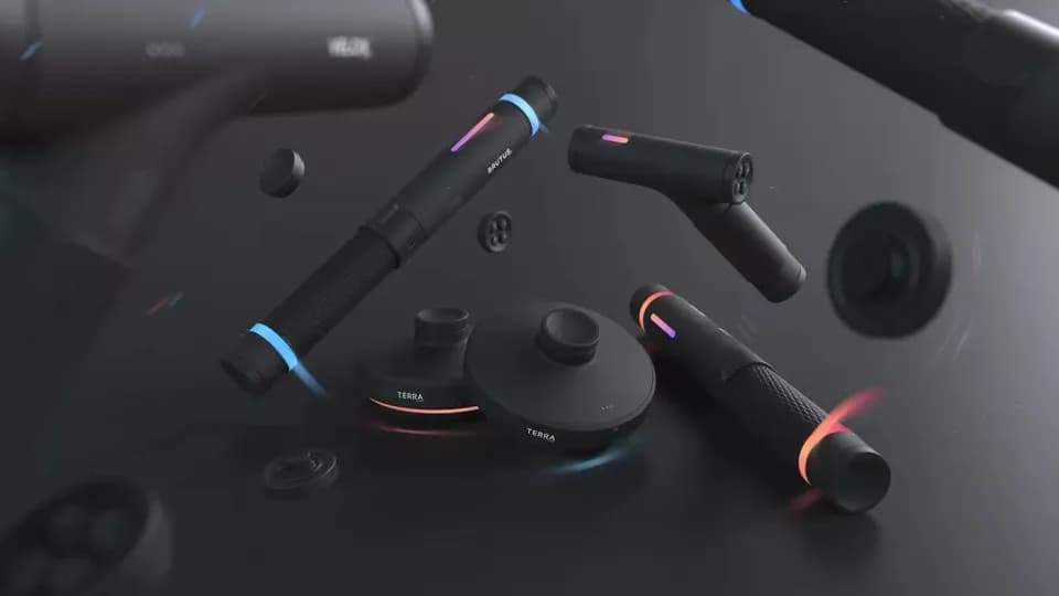 筋膜枪，产品设计展示