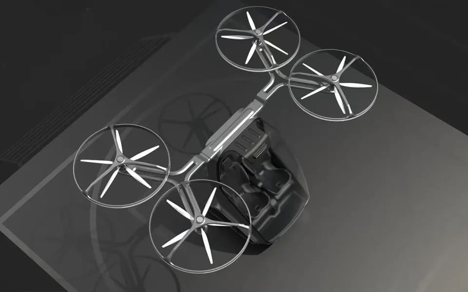 无人机与飞行设备，产品设计展示