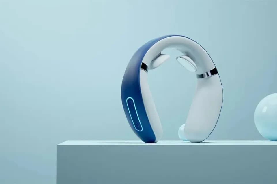 颈肩按摩仪，产品设计展示