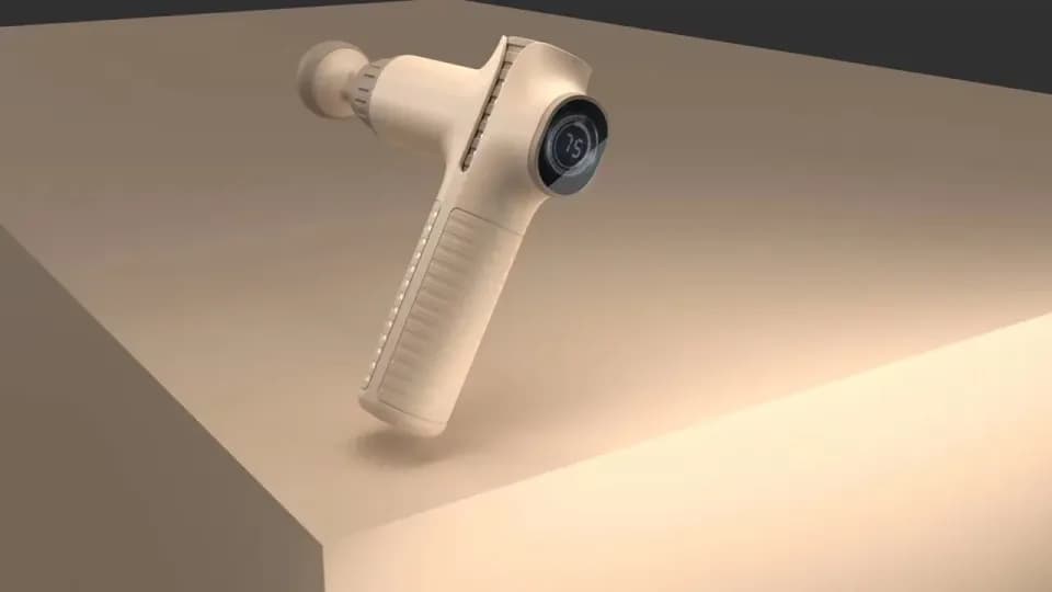 筋膜枪，产品设计展示