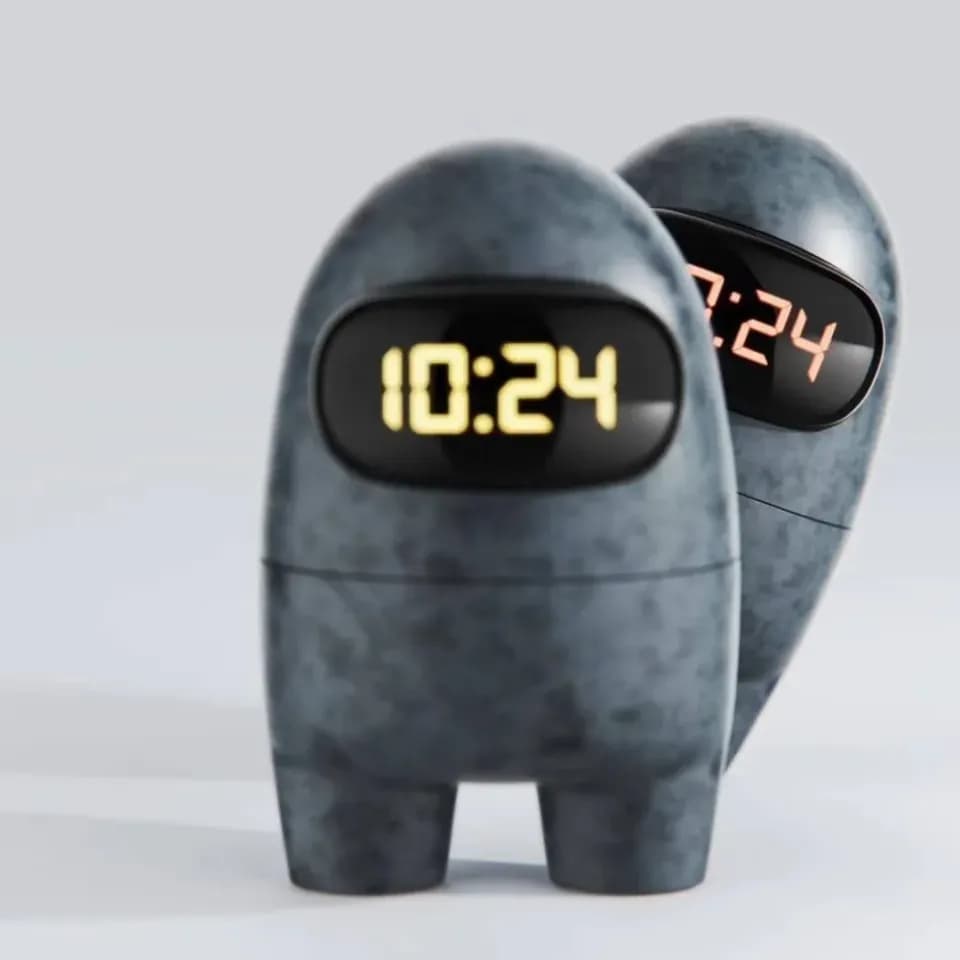 闹钟灯，产品设计展示