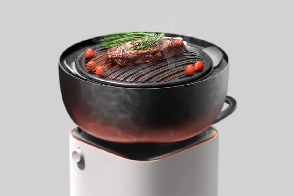 烧烤炉，产品设计展示