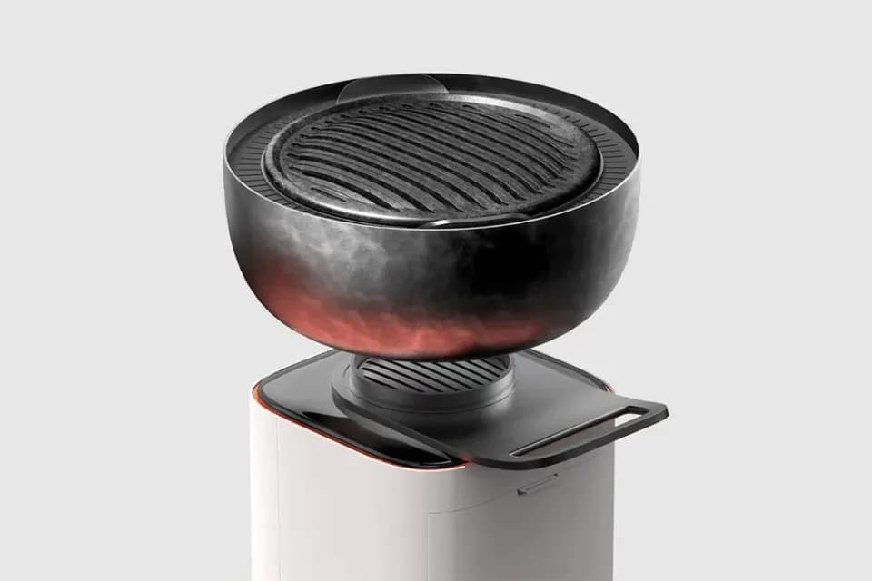 烧烤炉，产品设计展示