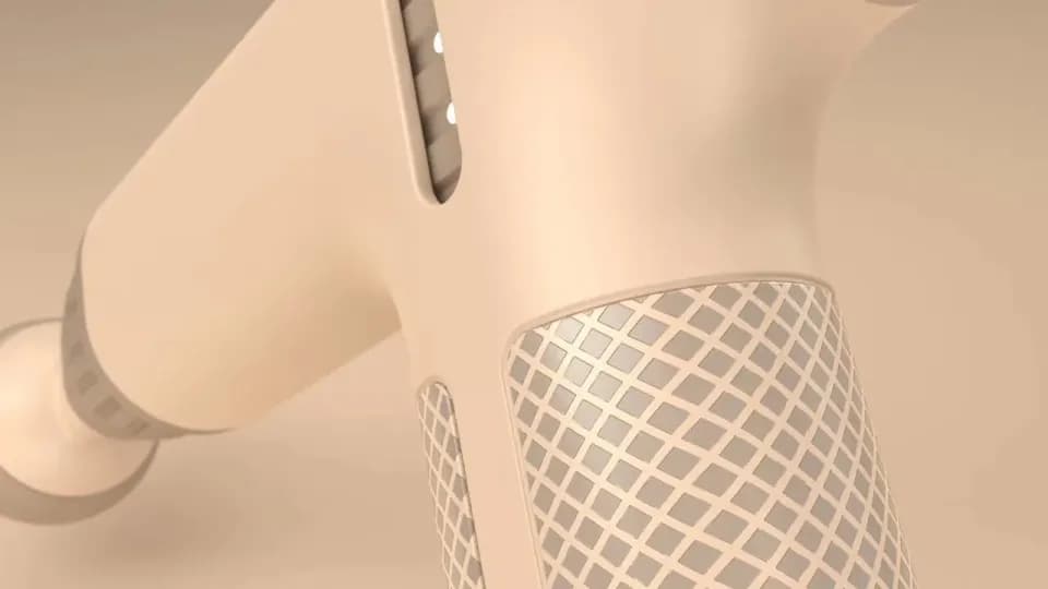 筋膜枪，产品设计展示