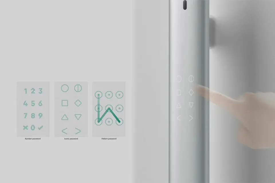 智能门锁，产品设计展示