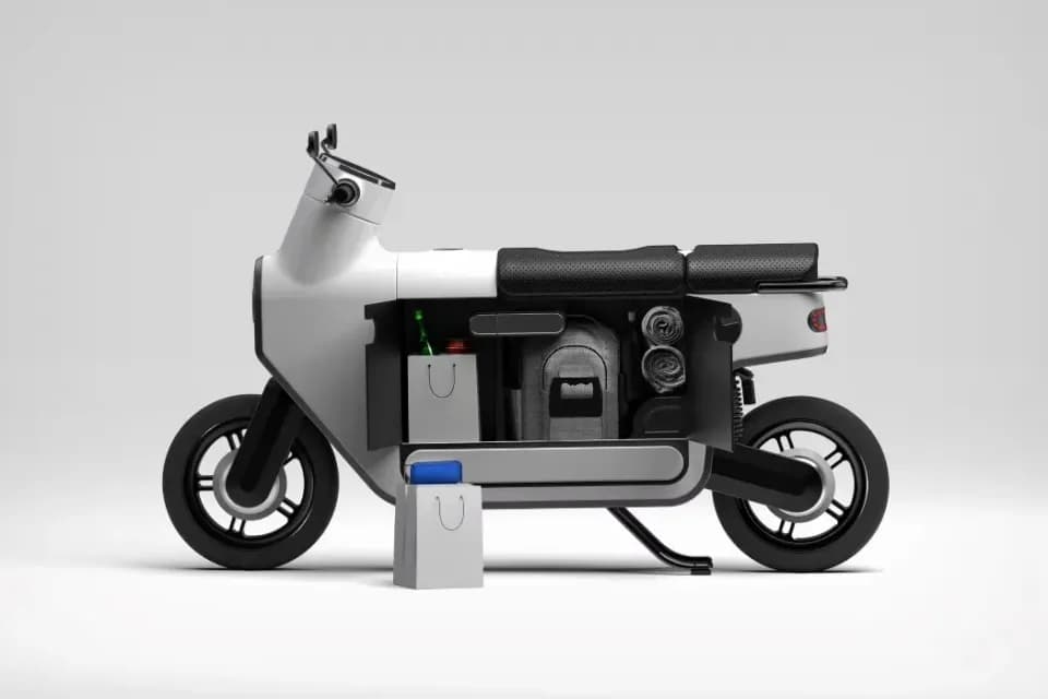 摩托车，产品设计展示