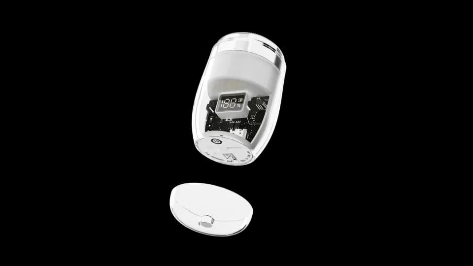 透明便携剃须刀，产品设计展示