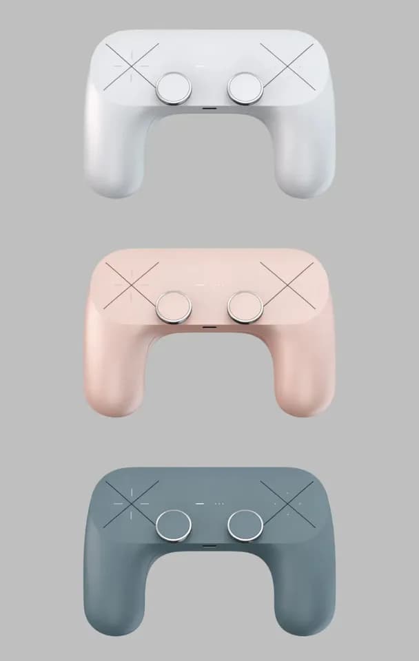 游戏机手柄，产品设计展示