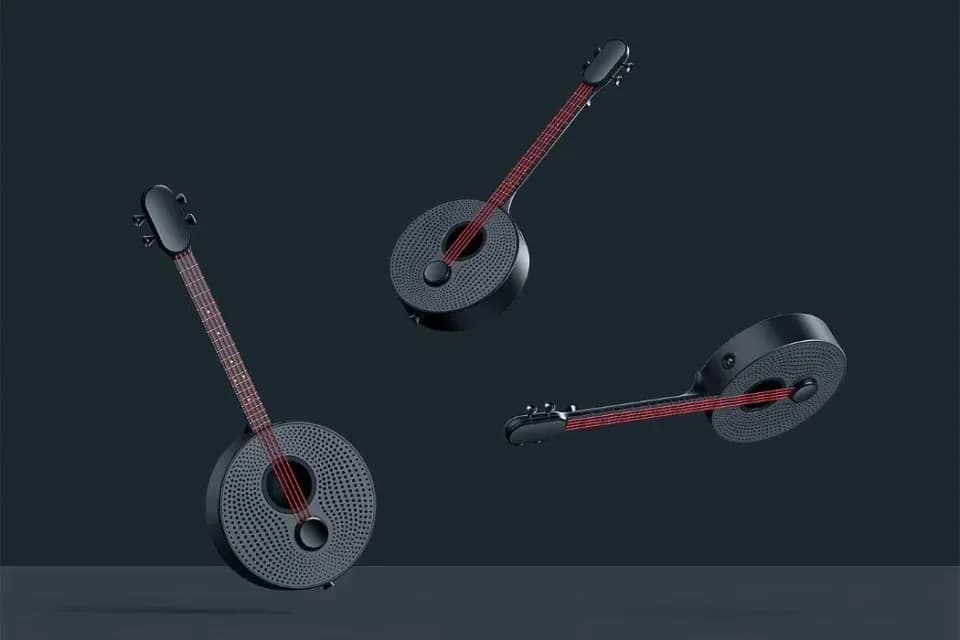 吉他，产品设计展示