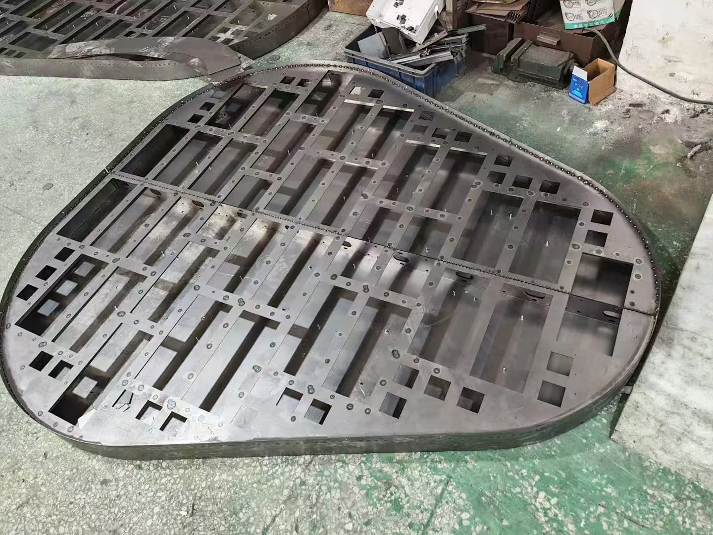 大型加工工装平台，五金加工实拍