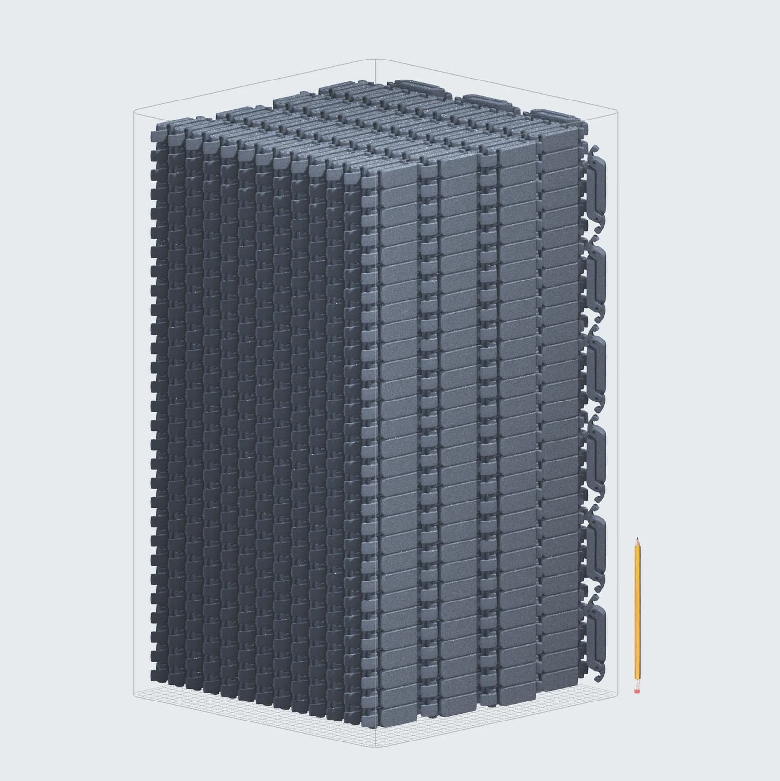 Formlabs Fuse X1 批量打印零件排布资料图